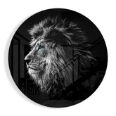 Lion Glass Wall Art.